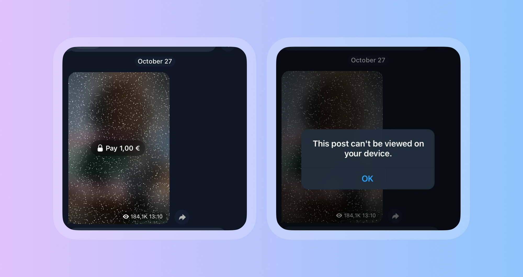 Telegram launched paid posts and almost immediately disabled them on iOS