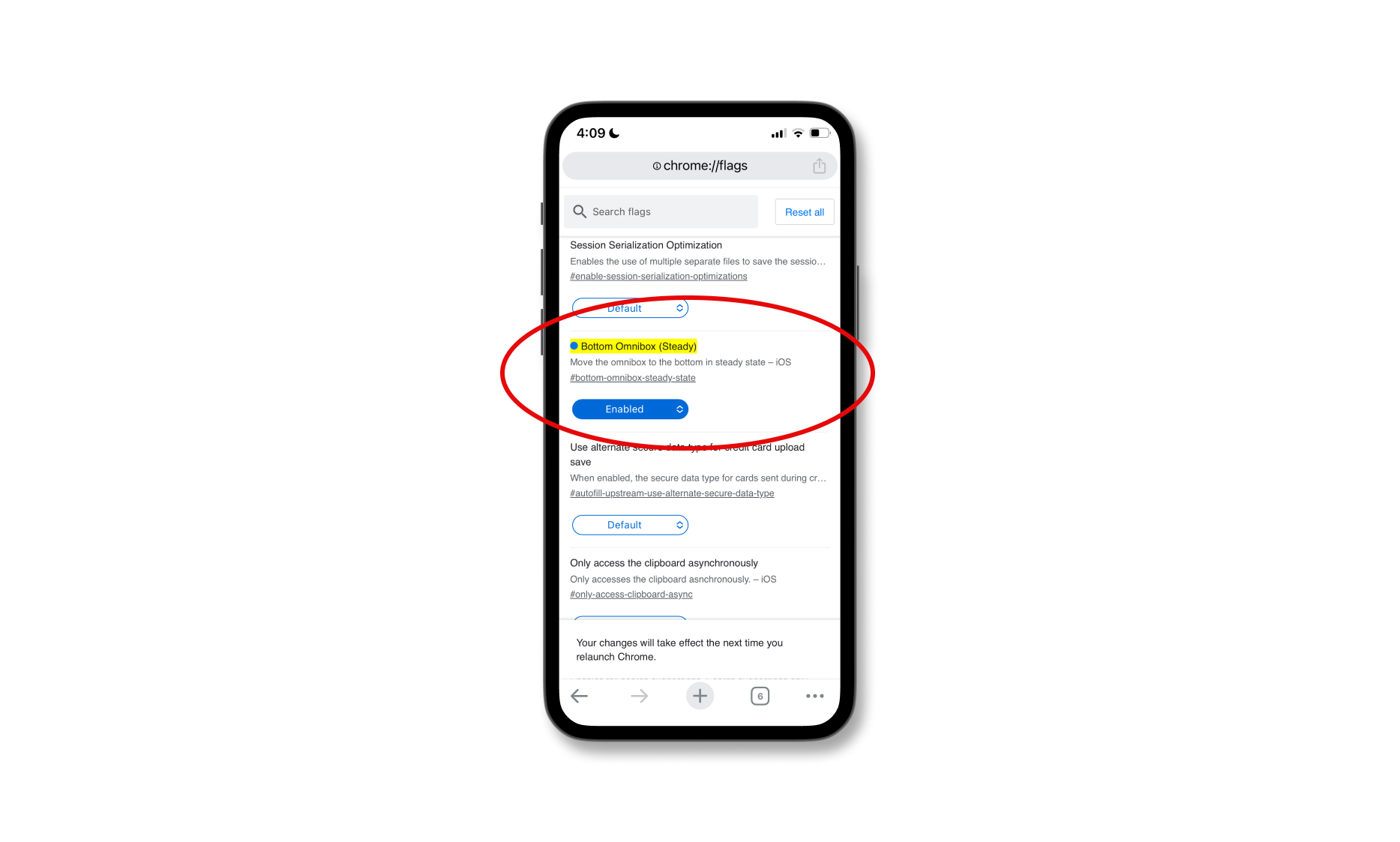 Google Chrome for iOS updated with Bottom Omnibox Setting