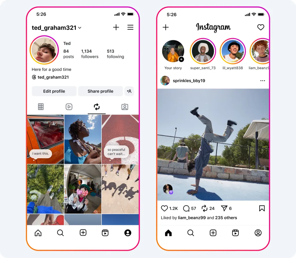 Instagram launches reposts and copies Snap Maps idea