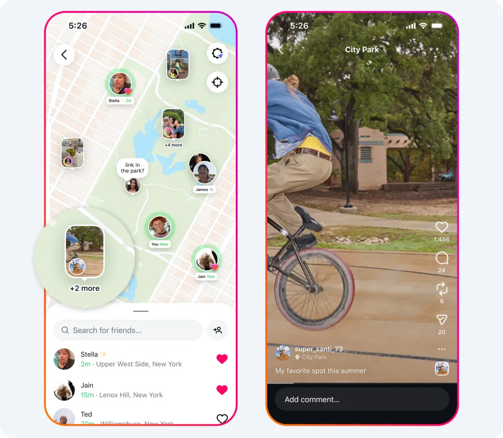 Instagram launches reposts and copies Snap Maps idea