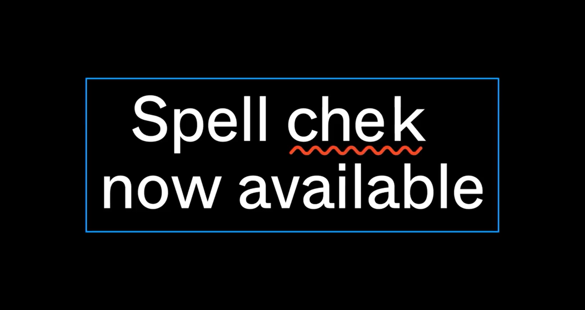 Figma Introduces Spell Checker