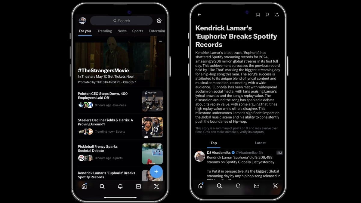 X (ex-Twitter) launches AI-generated news summaries for premium users