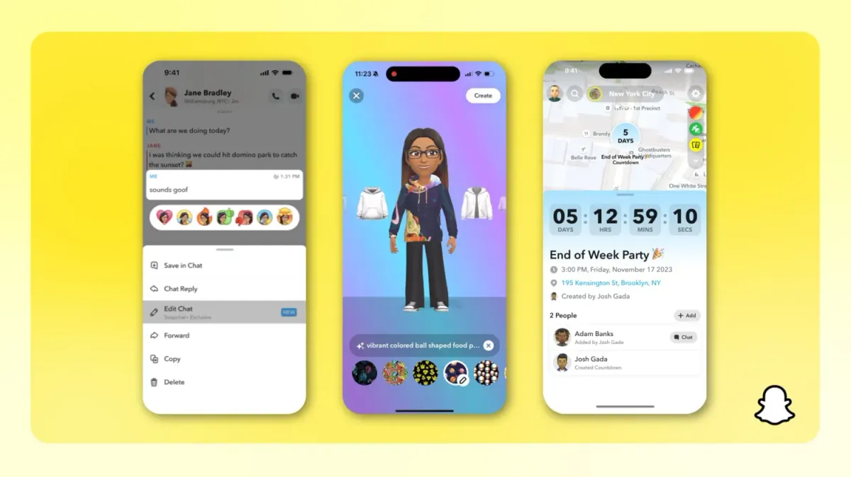 Snapchat announces updates focused on messaging and AI integration