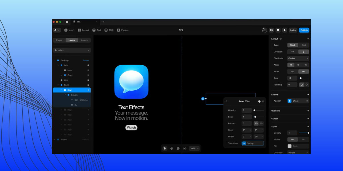 Framer announces Text Effects