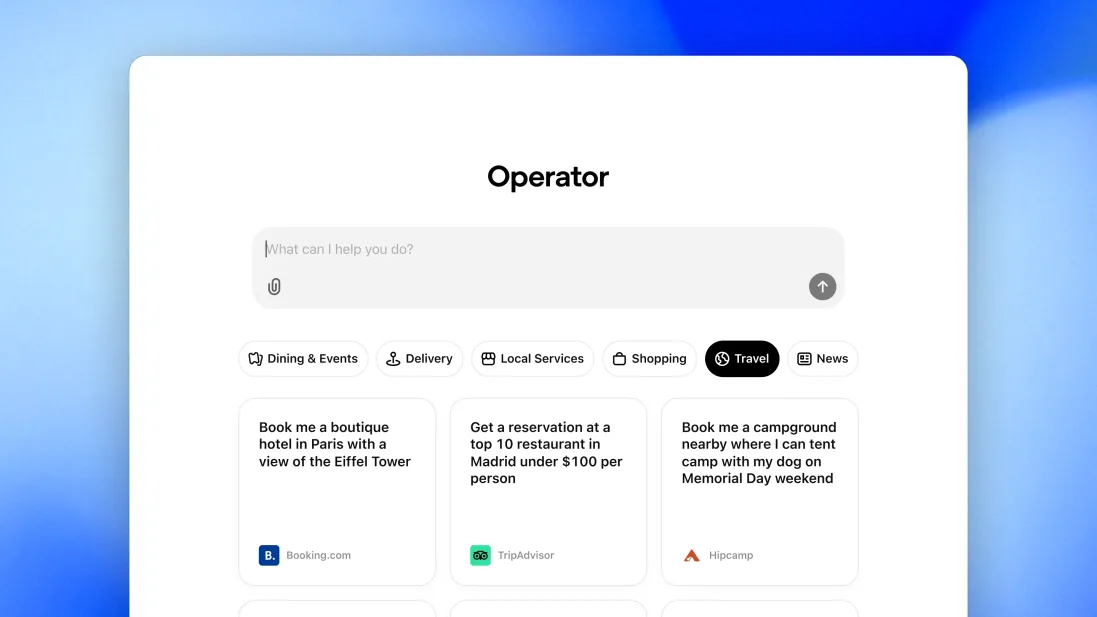 OpenAI introduced an AI agent, Operator, that can perform tasks online for you