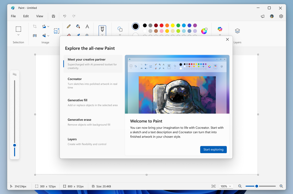Microsoft is testing a new AI features for Notepad and Paint