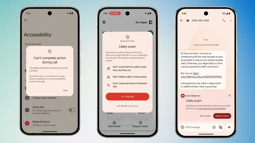 Android 16 introduces new features to protect users from phone scams