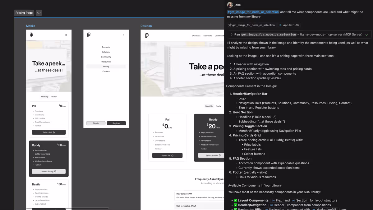Figma introduces the MCP DevMode for translating designs into code