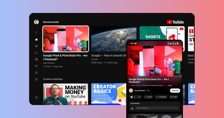 YouTube gets a new look across all platforms | Video zoom and true dark mode