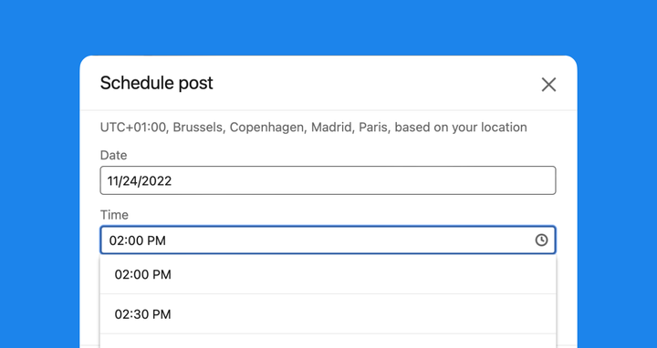 LinkedIn now has a feature that allows you to schedule posts