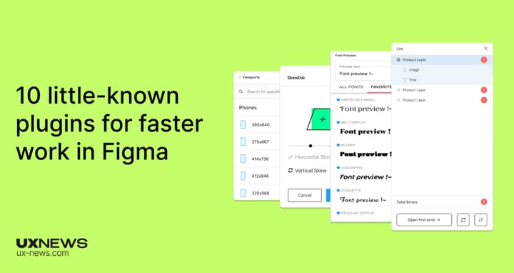 10 little-known plugins for faster work in Figma