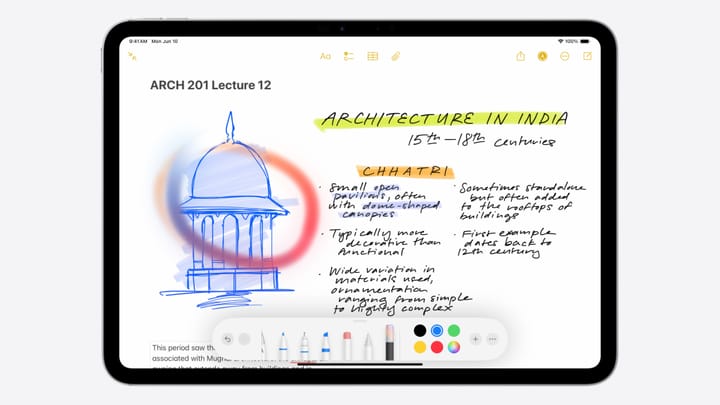 Apple Notes app receives three significant enhancements in iOS 18.2