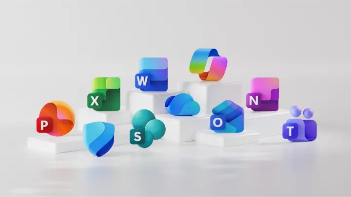 Microsoft Office icons get a modern redesign