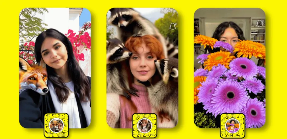 Snapchat introduces AI lenses for premium subscription users