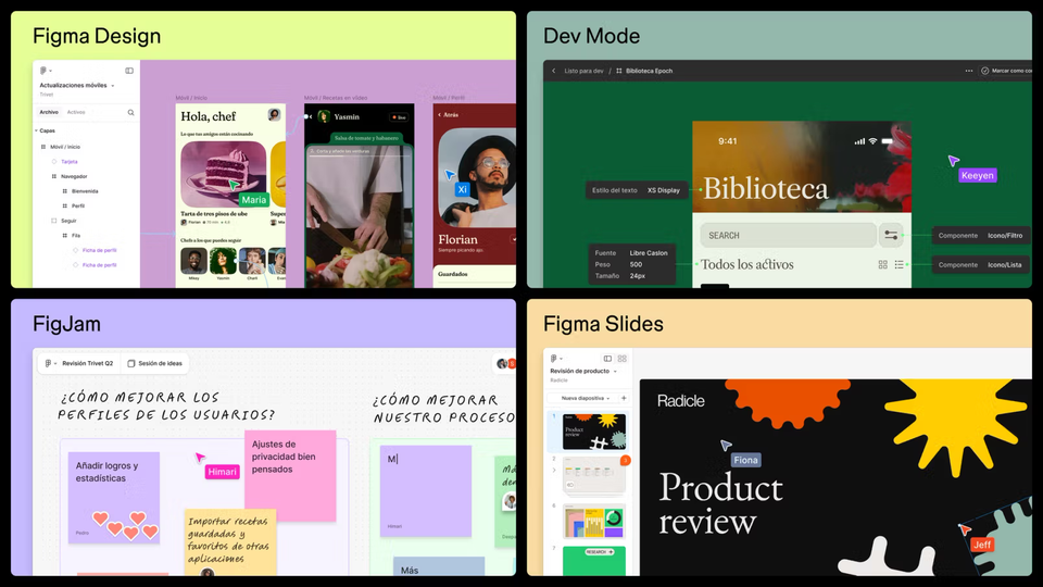 Figma updates file browser and localizes for the Spanish market