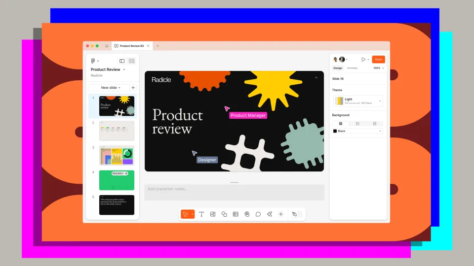 Figma Slides is officially out of beta
