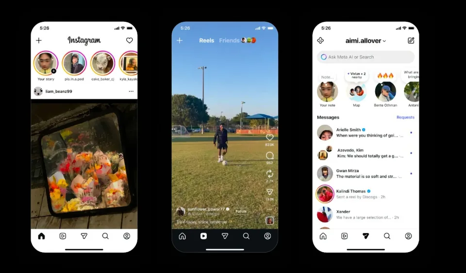 Instagram tests redesign focused on Reels